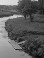 The vechte river in germany photo