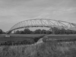 The vechte river in germany photo