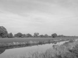 The vechte river in germany photo