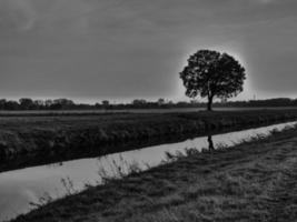 The vechte river in germany photo