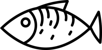 White fish with small eyes, illustration, vector on white background.