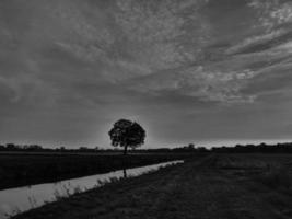 The vechte river in germany photo