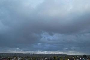 Most Beautiful Clouds moving over the British City of England photo