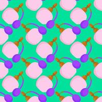 Perfume bottle pattern, seamless pattern on green background. vector