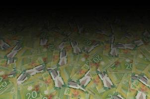 Canadian National Vimy Memorial from Canada 20 Dollars 2012 Polymer Banknote pattern photo