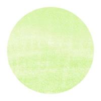 Light green hand drawn watercolor circular frame background texture with stains photo