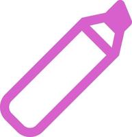 Purple Marker, illustration, on a white background. vector