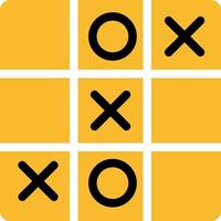 juego x y o, ilustración, vector sobre fondo blanco.