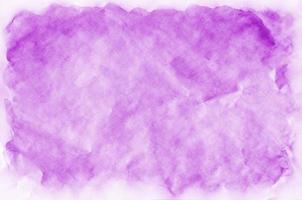 Abstract watercolor background image of mixed wet spots of purple color photo