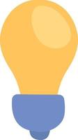 Lighting bulb, illustration, vector, on a white background. vector