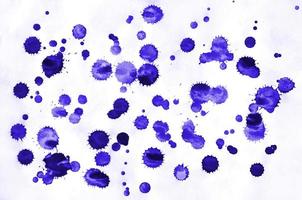 Colorful violet watercolor wet brush paint liquid background for wallpaper and business card. Aquarelle bright color abstract hand drawn paper texture backdrop vivid element for web and print photo