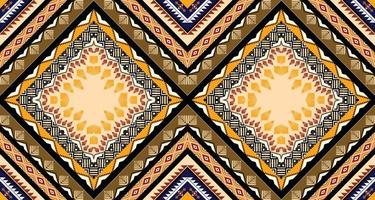 Geometric ethnic American, western, Aztec motif pattern style. seamless pattern design for fabric, curtain, background, sarong, wallpaper, clothing, wrapping, Batik, tile,interior.Vector illustration. vector