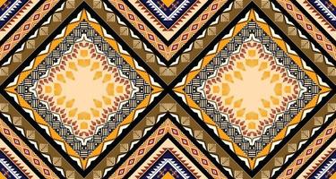 Geometric ethnic American, western, Aztec motif pattern style. seamless pattern design for fabric, curtain, background, sarong, wallpaper, clothing, wrapping, Batik, tile,interior.Vector illustration. vector