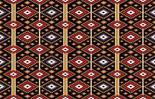 Geometric ethnic American, western, Aztec motif pattern style. seamless pattern design for fabric, curtain, background, sarong, wallpaper, clothing, wrapping, Batik, tile,interior.Vector illustration. vector