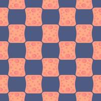 Small sponges , seamless pattern on a blue background. vector