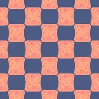 Small sponges , seamless pattern on a blue background. vector