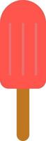 Red refreshing ice cream, illustration, on a white background. vector