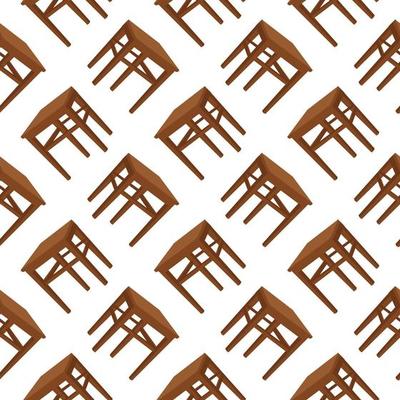 Wooden table,seamless pattern on white background.