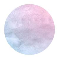 Space colors hand drawn watercolor circular frame background texture with stains photo