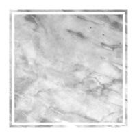 Monochrome hand drawn watercolor rectangular frame background texture with stains photo