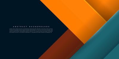 Black and green and orange background vector overlap layer on  background design. editable Eps10 Vector Template