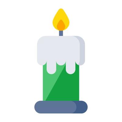An icon design of candle