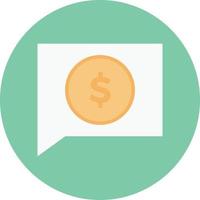 dollar message vector illustration on a background.Premium quality symbols.vector icons for concept and graphic design.