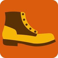 Autumn shoe, illustration, vector on a white background.