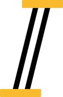 Editing italic text, illustration, vector on a white background.