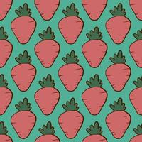 Carrot pattern , illustration, vector on white background