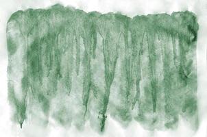 Colorful dark green watercolor background for wallpaper. Aquarelle bright color illustration photo