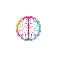 Creative brain logo design. Brainstorm power thinking brain Logotype icon vector