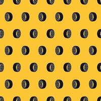 Wheels pattern, illustration, vector on white background