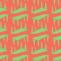 Desk pattern , illustration, vector on white background