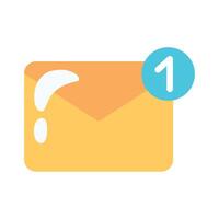 envelope mail with counter vector