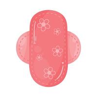 feminine sanitary napkin vector