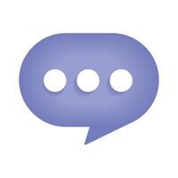 speech bubble message vector