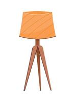 home wooden lamp furniture vector