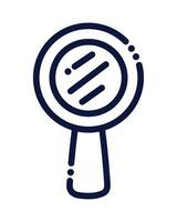 magnifying glass search vector