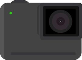 Small camera, illustration, vector on white background