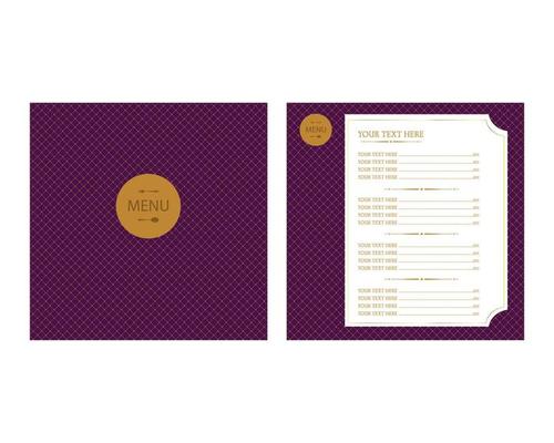 restaurant menu design template