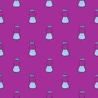 Salt shaker , seamless pattern on a pink background. vector