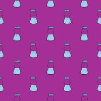 Salt shaker , seamless pattern on a pink background. vector