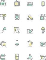 House appliances, illustration, vector on a white background.