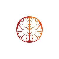 Creative brain logo design. Brainstorm power thinking brain Logotype icon vector