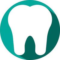 Healthy tooth, illustration, vector on a white background.