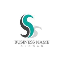 Business corporate S letter logo vector