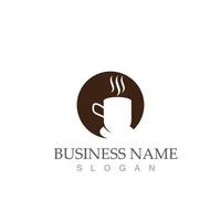 coffee cup logo template vector icon