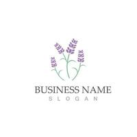 fresh lavender logo vector template