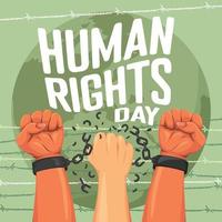 International Human Rights Day Design Concept vector